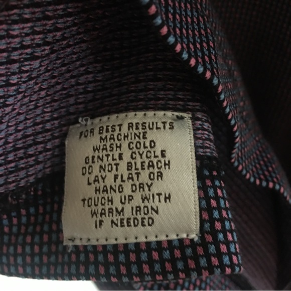 Peter Millar Blue Pink Square Short Sleeve Polo Shirt - Picture 7 of 9